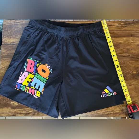 Adidas X Kris Andrew Training Shorts, Black, Kris Andrew small Pride collection. - Picture 6 of 8